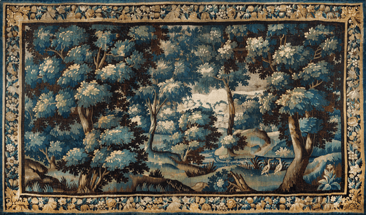 The Enchanted Woodland Tapestry: A Horizontal Verdure Portal to Tranquility RE611937