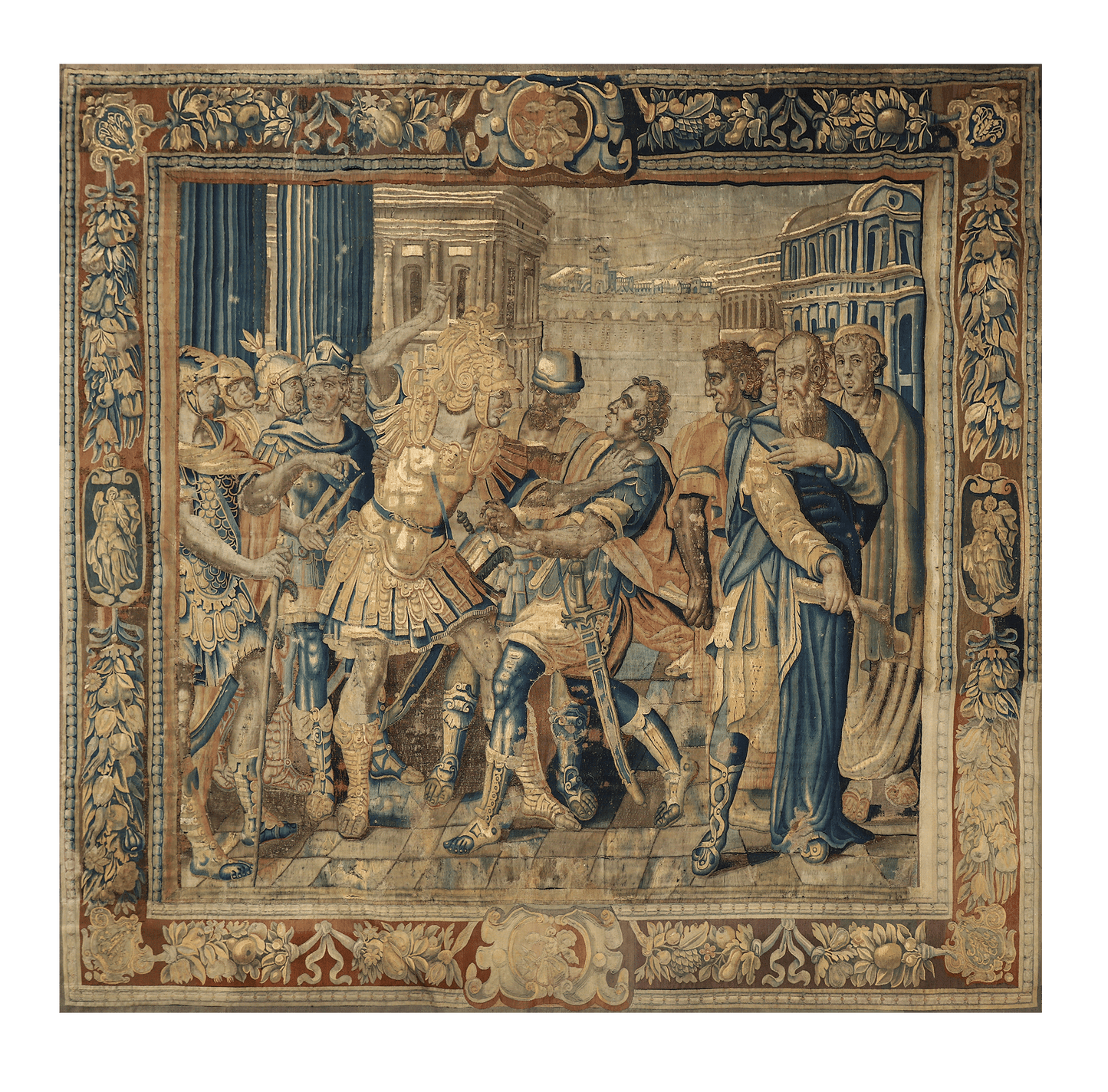 Gorgeous Roman Tapestry Reproduction RE797207