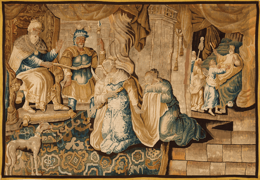 A Royal Tapestry of Courtly Flemish Intrigue: The Noble Artistry That Weaves History, Drama, and Timeless Elegance into Your Grand Hall RE946546