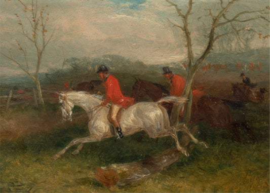 Foxhunting: Coming to a Fence William J. Shayer 1862 RE999190