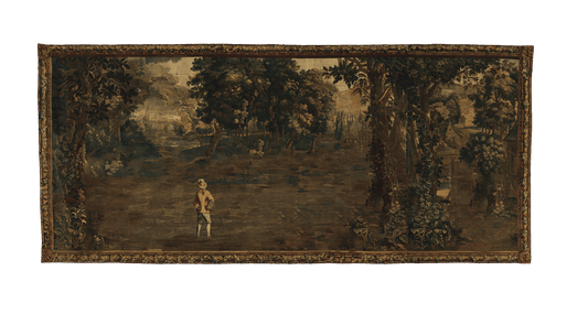 Walden 'Solitude' Verdure Tapestry Reproduction for Office, Libeary or Den RE3964831