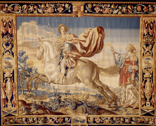 Absolutely Epic Historical Conversational Tapestry Reproduction RE407140