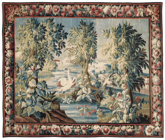 The Perfect Verdure Tapestry Reproduction for a Dreamlike Bedroom RE464095