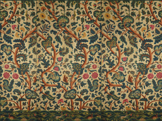 Gorgeous British Jacobean Wall Covering Romantic English Exclusive RE941143