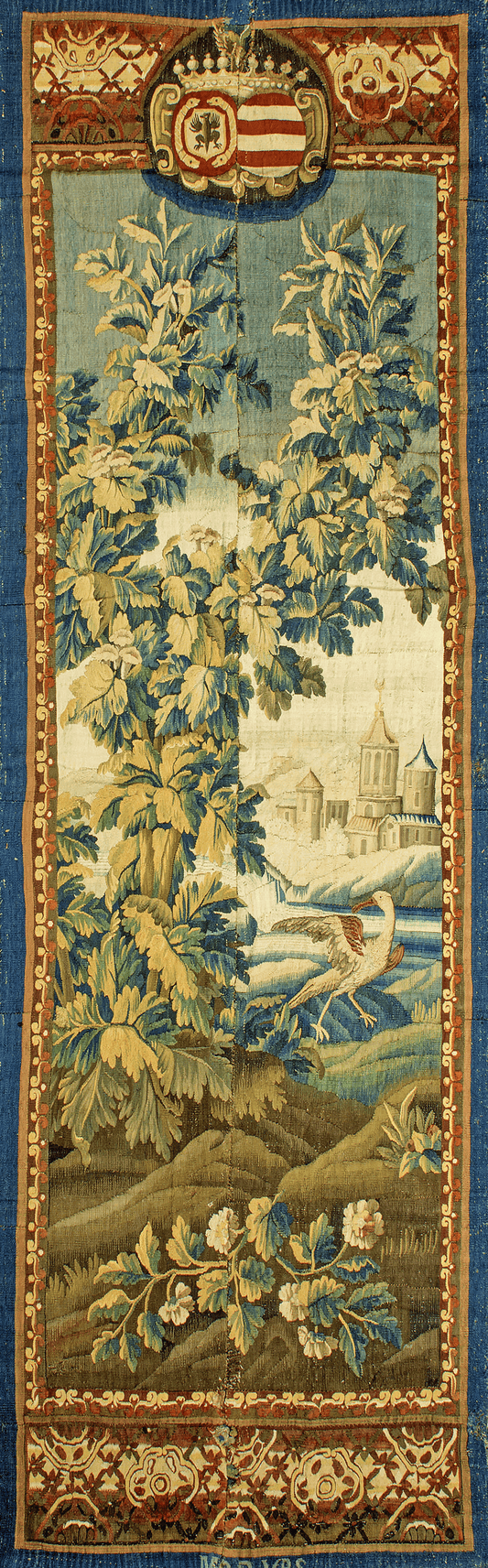 Verdant Landscape with Heron and Noble Arms RE944842