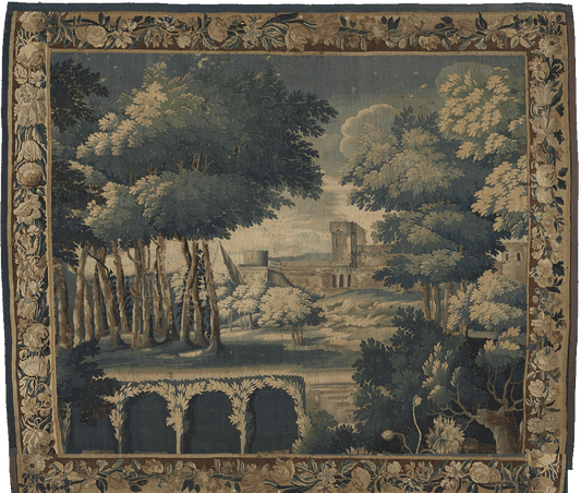 Perfect French Verdure and Castle with Roman Aqueducts RE282349