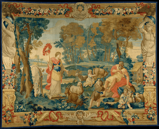 The Pastoral Bliss: A Tapestry of Bucolic Harmony and Classical Elegance RE513581