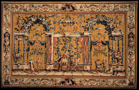 The Grand Procession: Triumphs of Royalty and Splendor – A Tapestry of Regal Extravagance RE525074