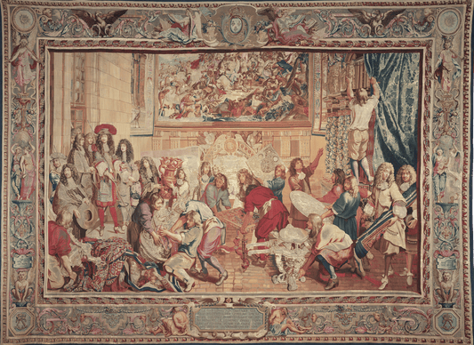 French Baroque Louis XIV Tapestry Gobelins Manufactory RE930510