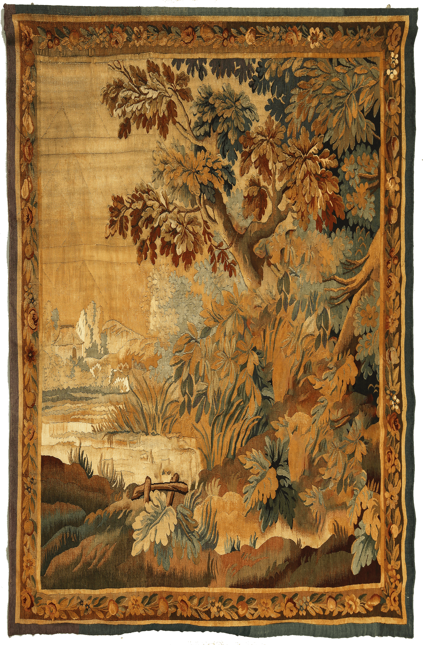 Autumn Serenity in Fabric: The Verdant Haven Wholsome Earthy Verdure Tapestry RE704080