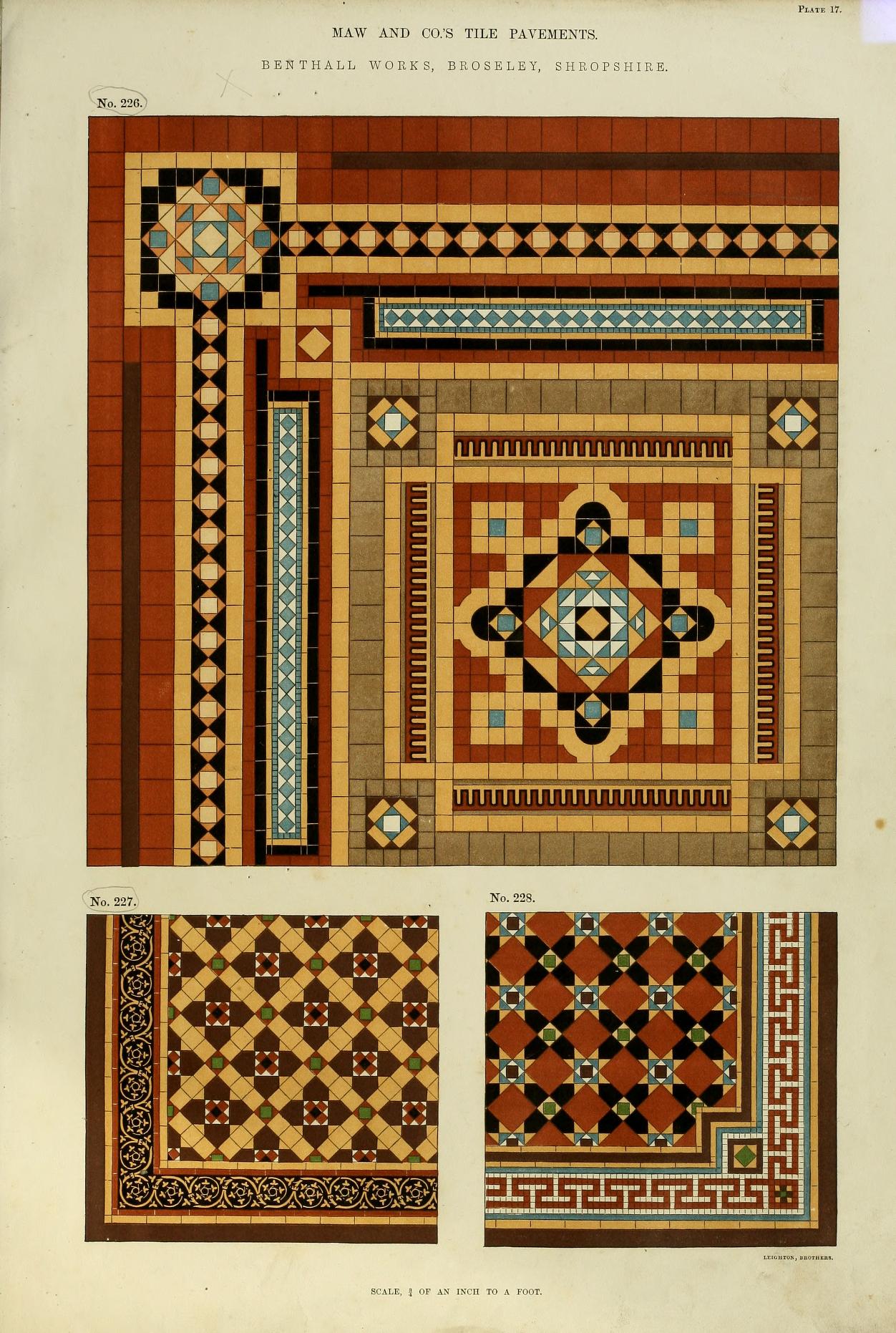 Victorian Tile Masterpieces: The Patterns of Maw & Co. – A Complete Guide to Encaustic and Majolica Tile Designs