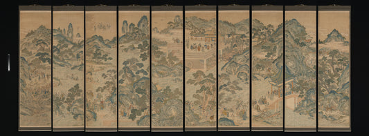 Mythical landscape with immortals RE384560