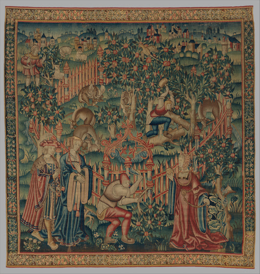 Woodcutters Working at a Deer Park (from the Hunting Parks Tapestries) RE552642