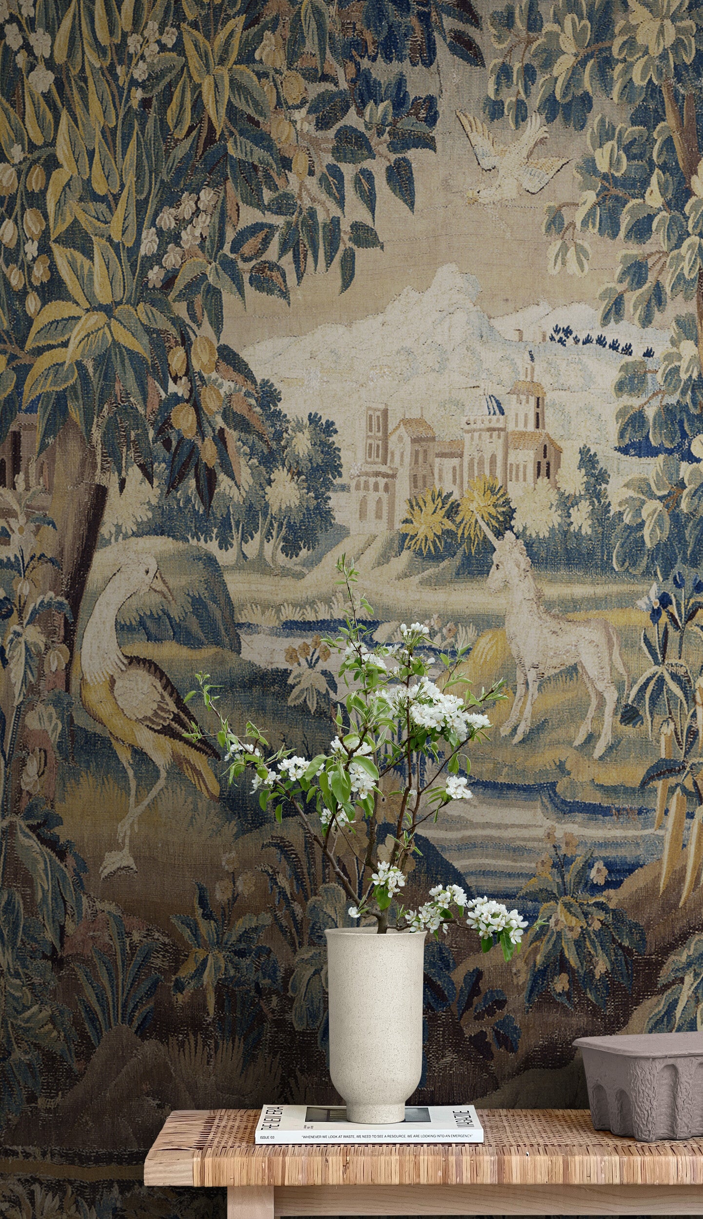 Château d'Angers Unicorn Revival Verdure Tapestry RE057689