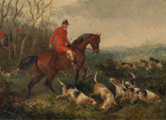 Foxhunting: At Cover William J. Shayer  RE335017