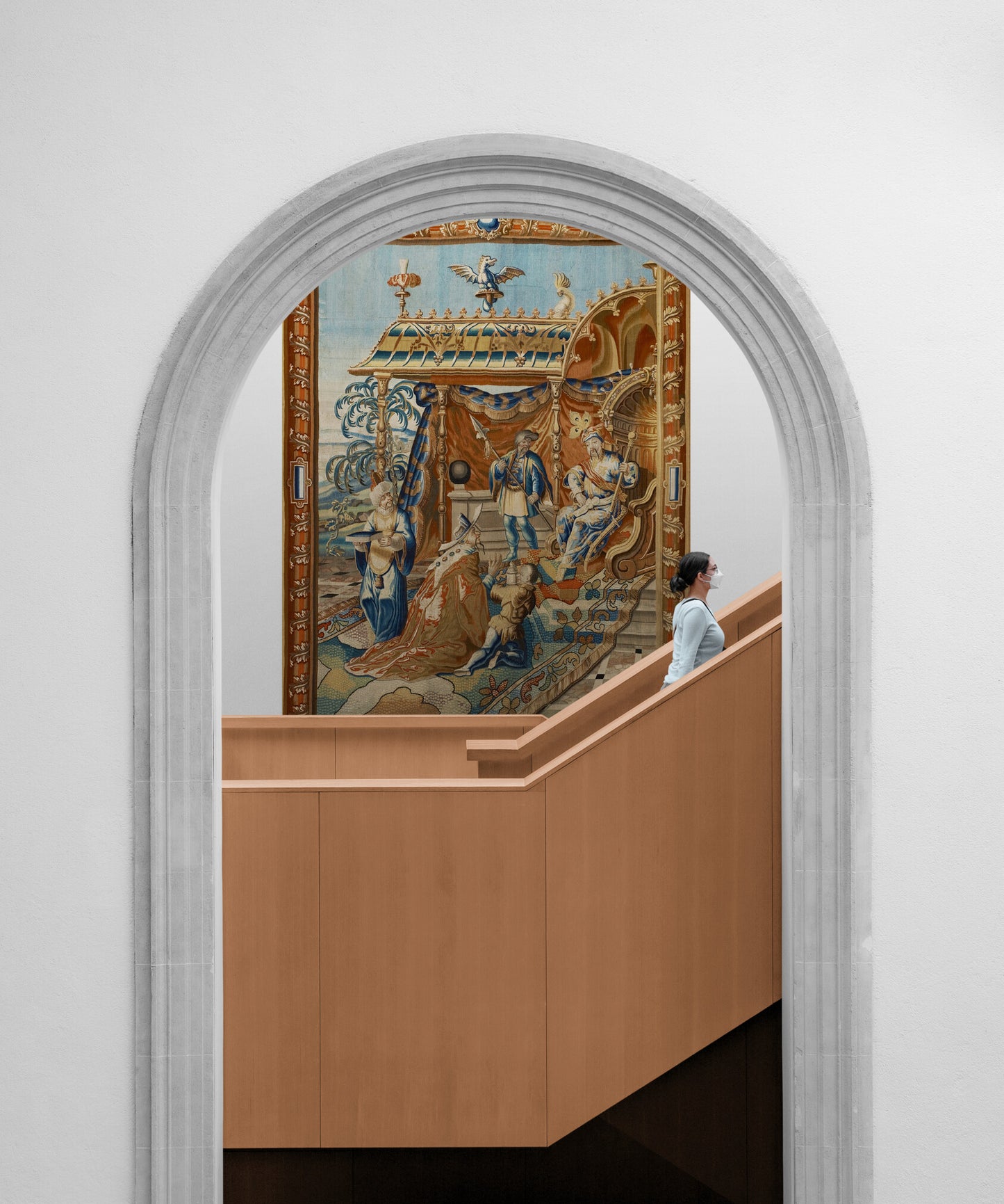 A Journey into Majesty – Own the Enchanting ‘Scholar Before the Grand Mogul’ Tapestry RE819413